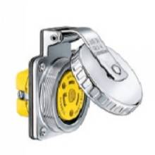 HUBBELL HBL303SSO 30A Outlet Traditional Round Stainless