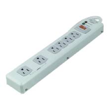 BELKIN 885%2DJoules Metal Surge Protector 6 Outlets 15%2DFt Cord with Straight Plug 