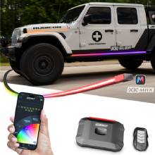 XK GLOW Jeep 4pc Body Gap Strip Kit
