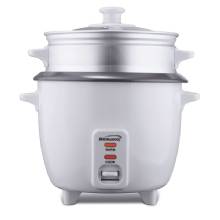 BRENTWOOD APPLIANCES 900%2DWatt 15%2DCup Rice Cooker with Food Steamer