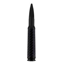 AMMOTENNA 55in Billet Aluminum 50 Cal Replica Antenna Mast AmmoTenna 50CFBAMMO Black Carbon Fiber Wrap