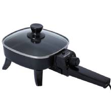 BRENTWOOD APPLIANCES Brentwood Appliances SK45 Non%2DStick Electric Skillet with Glass Lid 77%2DInch D x 9%2DInch W x 66%2DInch H Black