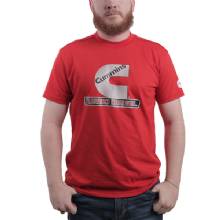CUMMINS Cummins Shirt CMN35160 Turbo Diesel Emblem T Shirts for Men and Women Crew Neck Trucker Apparel Dodge Ram Tee %2D Red Large