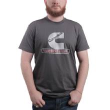 CUMMINS Cummins Shirt CMN35168 Turbo Diesel Emblem T Shirts for Men and Women Crew Neck Trucker Apparel Dodge Ram Tee%2DCharcoal XL