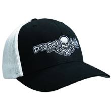 DIESEL Flex Fit Trucker Cap White Black White