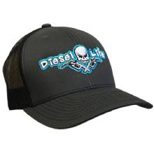 DIESEL DIESEL LIFE CAP SNAP BACK CHAR and BLK and BLUE