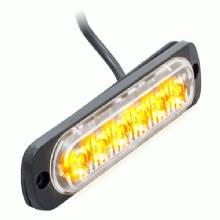 HEISE Heise by Metra HEMULTE6A 44inch 6 LED Lite Marker Lights Universal Clearance Lighting%2DAmber