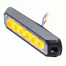 HEISE Municipality 6 LED Marker Amber