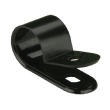 INSTALL BAY Black Cable Clamp 0375in 100Pk