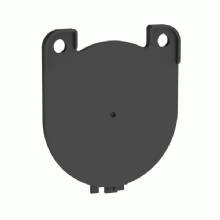 METRA 827502 Pair of Speaker Adapter Plates for Mazda 3 CX30 CX50 Small Mid%2DRange Tweeter Mounting Plates%2DBlack