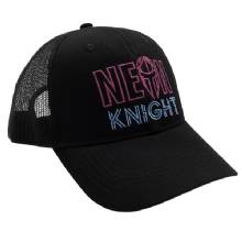 NEON KNIGHT Neon Knight Baseball Cap NK001CAP Snapback Ball Cap Black with Neon Embroidered