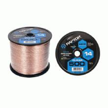 RAPTOR Raptor RSW14500 500 Feet Audio Stereo Speaker Wire Cable 14%2DGauge%2DClear