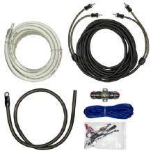 RAPTOR Raptor R5A4 1500W 4 Gauge Amplifier Wiring Kit RCA Pro Cable Automotive Car Audio Subwoofer Amp Install incl Power Ground Cable