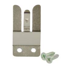 ROADPRO RoadPro RP%2D233 Metal Mic Hook CB Mic Holder CB Microphone Clip CB Radio Hand Mic Mount Silver