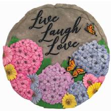 SPOONTIQUES Spoontiques 9 in Stepping Stone Live Love Laugh