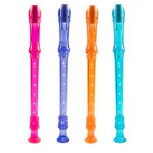 TOY STACK 13in Plastic Recorder Asst Color OS