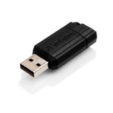 VERBATIM 16GB PinStripe USB Flash Drive Black