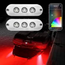 XK GLOW 2pc 27W RGB LED Underwater Light Kit