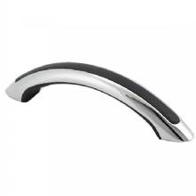 WHITECAP 9 in Stainless Steel Grab Handle with UV%2DResistant Black Vinyl Inlay