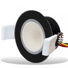 LUMISHORE Lumishore LUX DL50 Courtesy Full Spectrum CRGBW 12 and 24vDC 5 Watt Black Bezel