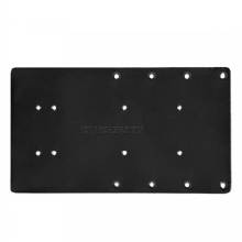 SEA BRACKETS 14 in Straight Trolling Motor Plate %2D Black