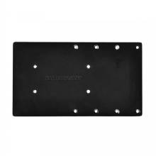 SEA BRACKETS 14 in Straight Trolling Motor Plate f and Garmin Kraken %2D Black