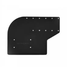 SEA BRACKETS Small Offset Trolling Motor Plate f and Garmin Kraken %2D Black