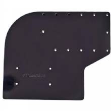 SEA BRACKETS Large Offset Trolling Motor Plate f and Garmin Kraken %2D Black