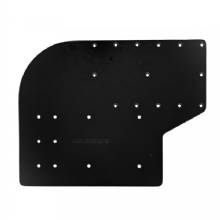 SEA BRACKETS Large Offset Trolling Motor Plate f and Minn Kota Quest %2D Black