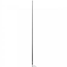 SCOUT 8%27 BLACK VHF ANTENNA 6DB SS FERRULE W and 5M RG%2D58 COAX