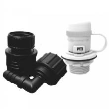 FLUSHMASTER Flush Port Quick Connect f and Mercury %2D White