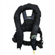 FIRST WATCH Auto and Manual Convertible 38G Inflatable PFD %2D Black
