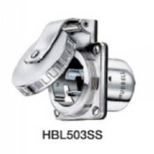 HUBBELL HBL503SS Inlet Round 50A 125V
