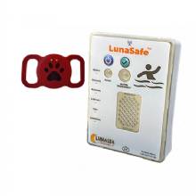 LUNASEA LIGHTING Water Activated Pet Safety RF Transmitter w and Rechargeable Alarm Receiver %2D Red
