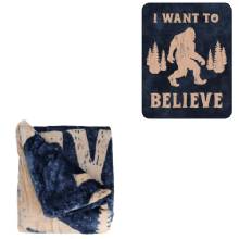 REGAL COMFORT Sasquatch I Want to Believe Blanket