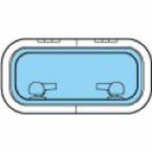 LEWMAR Size 41 Low Profile Hatch Flange Base