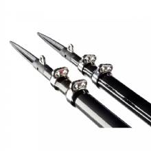 CE SMITH Gen3 Carbon Fiber Outriggers %2D Black %2D 22 ft %2D Pair