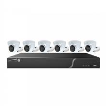 SPECO 8 Channel 2TB Recorder w and 6 4MP Turret Cameras