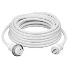 HUBBELL HBL61CM08W 30A 50 Foot White Shore Cord