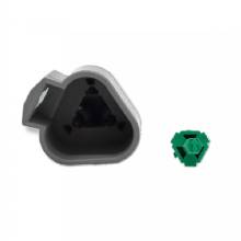 BLUEWATER 3 POSITION MALE DEUTSCH CONNECTOR W and 