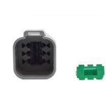 BLUEWATER 6 POSITION MALE DEUTSCH CONNECTOR W and 