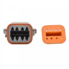 BLUEWATER 8 POSITION FEMALE DEUTSCH CONNECTOR W and 