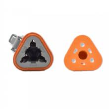 BLUEWATER 3 POSITION FEMALE DEUTSCH CONNECTOR W and 