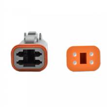 BLUEWATER 4 POSITION FEMALE DEUTSCH CONNECTOR W and 