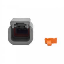 BLUEWATER 2 POSITION DTM MALE CONNECTOR