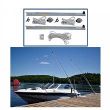 DOCK EDGE Supreme EZ%2DStow Mooring Whips %2D 10 ft %2D 4 000lbs %2D Up to 21 ft