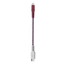 SKULLCANDY 6ft Braided Lightning to USB C Cable Red
