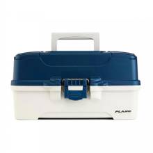 PLANO Three%2DTray Tackle Box %2D Blue and White
