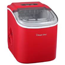 MAGIC CHEF 27%2DLb Portable Countertop Ice Maker Red