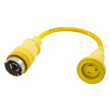 HUBBELL HBL61CM55 Adapter 30A Female To 50A 125V Male